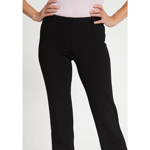 Betabrand Classic Dress Yoga Pants‎ Boot-Cut Black - Picture 3 of 10